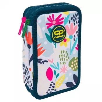 CoolPack Jumper 2 Sunny Day kaksitasoinen koulupenaali varusteineen
