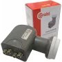 CORAB Universal Quad LNB – 4 lähtöä, 0,1 dB kohinaluku, 40 mm syöttötorvi