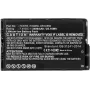 CoreParts MBXDE-BA0184 vara-akku Dell Latitude 12 7202 / 7202 Rugged Tablet - 7,6V 3400mAh 25,84Wh Li-Ion 2-kennoinen musta