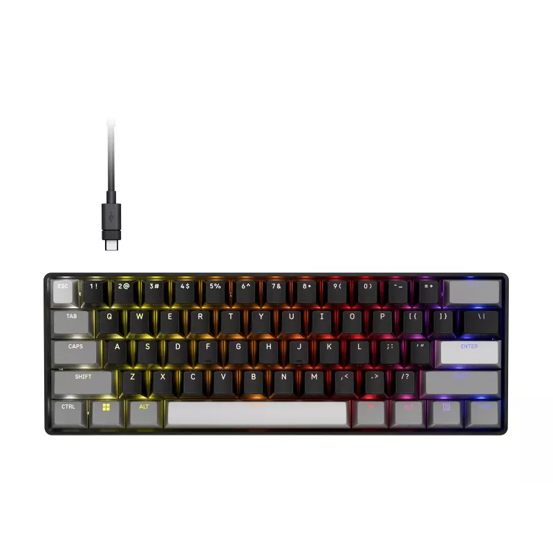 CORSAIR CLIPPER PRO MINI 60 Hall Effect -pelinäppäimistö musta