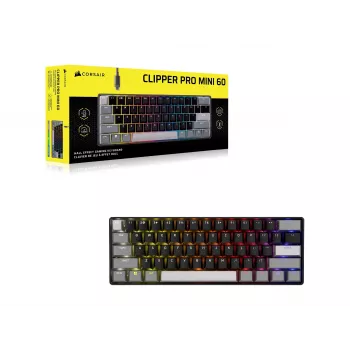 CORSAIR CLIPPER PRO MINI 60 Hall Effect -pelinäppäimistö musta