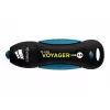 CORSAIR Flash Voyager 256GB USB-A 3.2 Gen 1 muistitikku (musta/sininen)