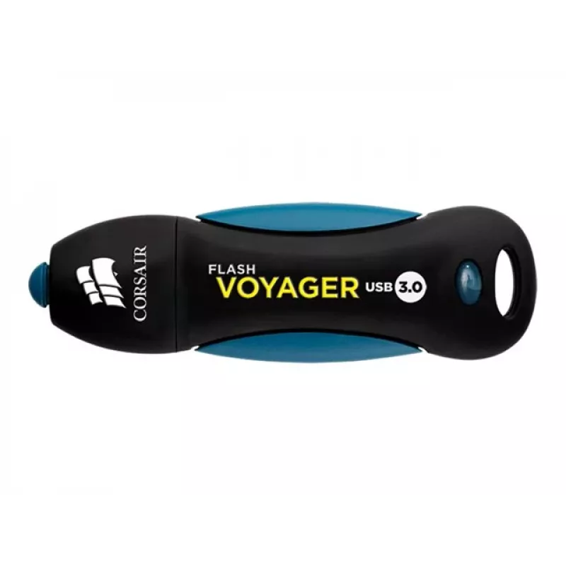 CORSAIR Flash Voyager 256GB USB-A 3.2 Gen 1 muistitikku (musta/sininen)