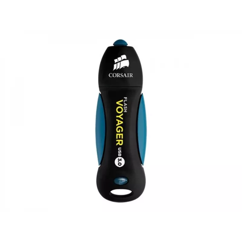 CORSAIR Flash Voyager 256GB USB-A 3.2 Gen 1 muistitikku (musta/sininen)