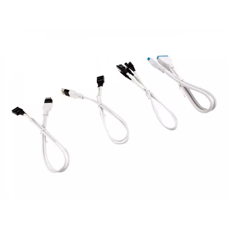 Corsair Premium Sleeved Front Panel Extension Kit - 30cm (musta)