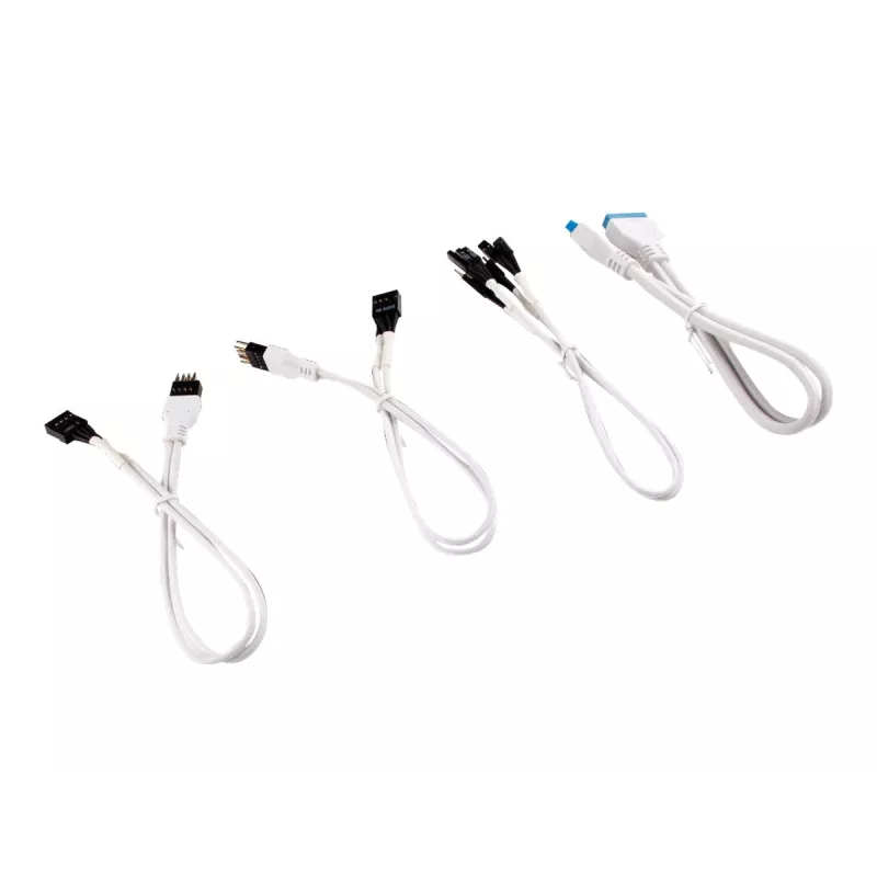 Corsair Premium Sleeved Front Panel Extension Kit - 30cm (musta)