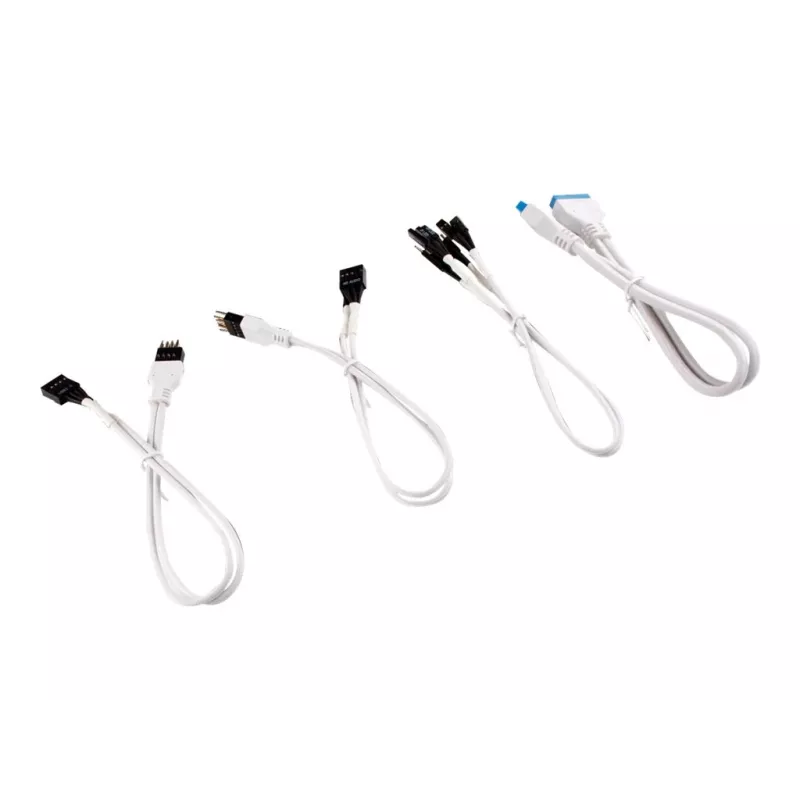 Corsair Premium Sleeved Front Panel Extension Kit - 30cm (musta)