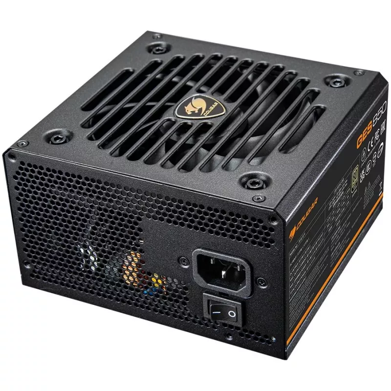 Cougar GES 850 850W 80 Plus Gold ATX-virtalähde kiinteillä kaapeleilla