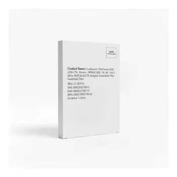 Cradlepoint L950-sarja L950-C7B reititin - WWAN 1GbE - 3G, 4G - sis. 3 vuoden NetCloud Branch LTE Adapter Essentials -suunnitelma