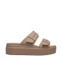 Crocs Brooklyn Low naisten beige platform-sandaalit 207431 2Q9 koko 38-39