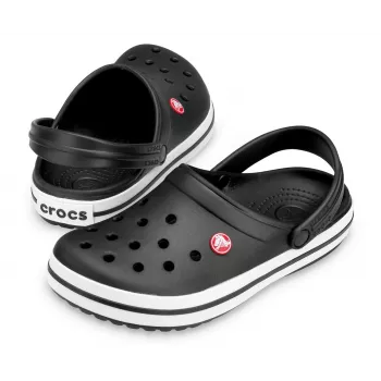 Crocs Crocband puukengät unisex musta, valkoinen