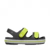 Crocs Crocband Cruiser lasten sandaalit grafiitti keltainen koko 30-31