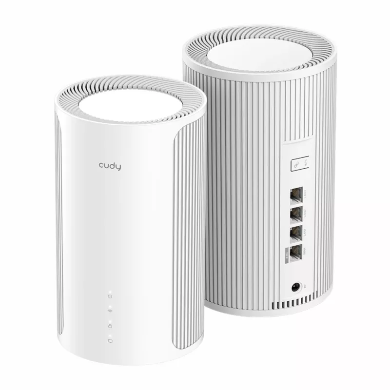 Cudy BE6500 2.5G Mesh Wi-Fi 7 -järjestelmä – 2 kpl:n pakkaus