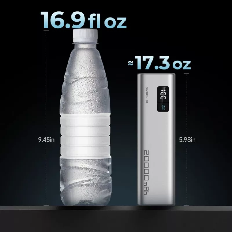 Cuktech CUKP200XGLGR 20000 mAh 100W varavirtalähde harmaa