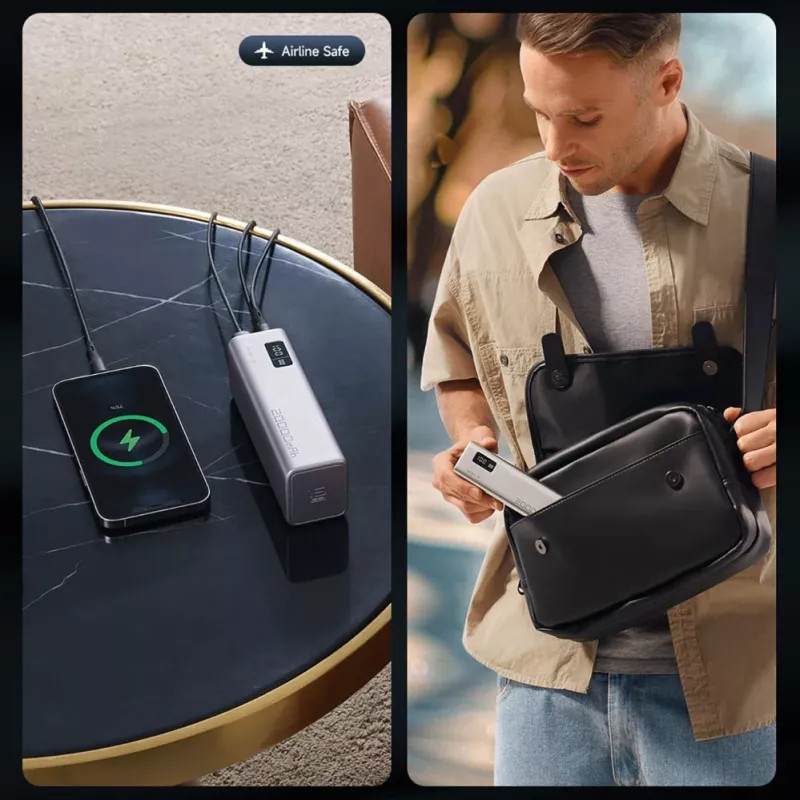 Cuktech CUKP200XGLGR 20000 mAh 100W varavirtalähde harmaa
