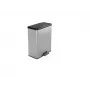 CURVER Deco Bin poljinroskakori 65L hopeinen metalliefekti