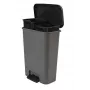 CURVER Decobin Duo poljinroskis 23+23L tummanharmaa/musta