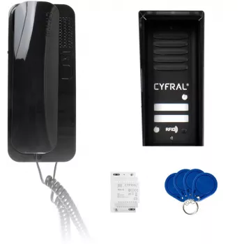 CYFRAL COSMO 2 ovipuhelin musta paneeli