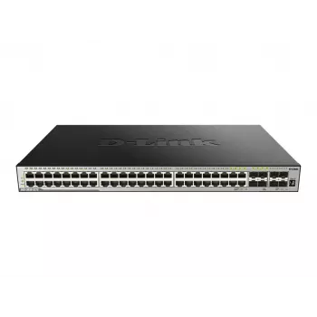 D-Link DGS-3630-52TC L3 Managed Stackable -kytkin - 48x Gigabit + 4x 10G SFP+, rack-asennus