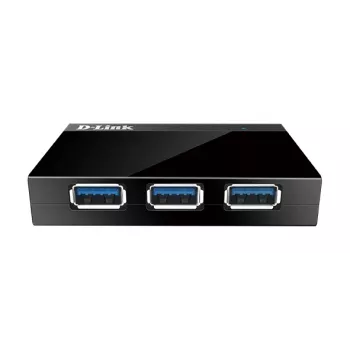 D-Link DUB-1340 4-porttinen USB 3.0 -keskitin – musta