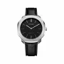 D1 Milano SSLL01 Ultra Thin 36mm kvartsirannekello miehille - hopeinen ruostumaton teräs