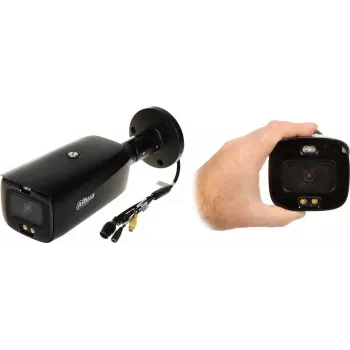 DAHUA IPC-HFW3849T1-AS-PV-0360B-S5 8MP Full-Color Active Deterrence bullet IP-kamera 3,6 mm objektiivilla, lämmin valo, sireeni, AI-kehäsuojaus, IP67, 12V DC/PoE