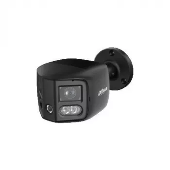 DAHUA IPC-PFW31259S-A180-E2-AS-PV-0280B-BLACK 5MP kaksoisobjektiivi panorama IP-kamera aktiivisella pelottelulla, musta