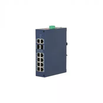 Dahua Technology CHS4212-8GT 12-porttinen hallittava PoE++ kytkin (8 PoE + 2 Gigabit uplink + 2 SFP)