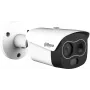 Dahua TPC-BF1241-TB3F4-DW-S8 IP-kamera lämpö- ja optisella sensorilla, 4MP, 256x192 lämpötarkkuus, 3,5 mm lämpökameran linssi, 4 mm optinen linssi, IP67, PoE