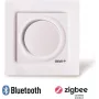 DANFOSS DEVI DEVIreg Display Connect ohjelmoitava älytermostaatti sovellusohjauksella, kosketusnäyttö, polarvalkoinen (RAL 9016)