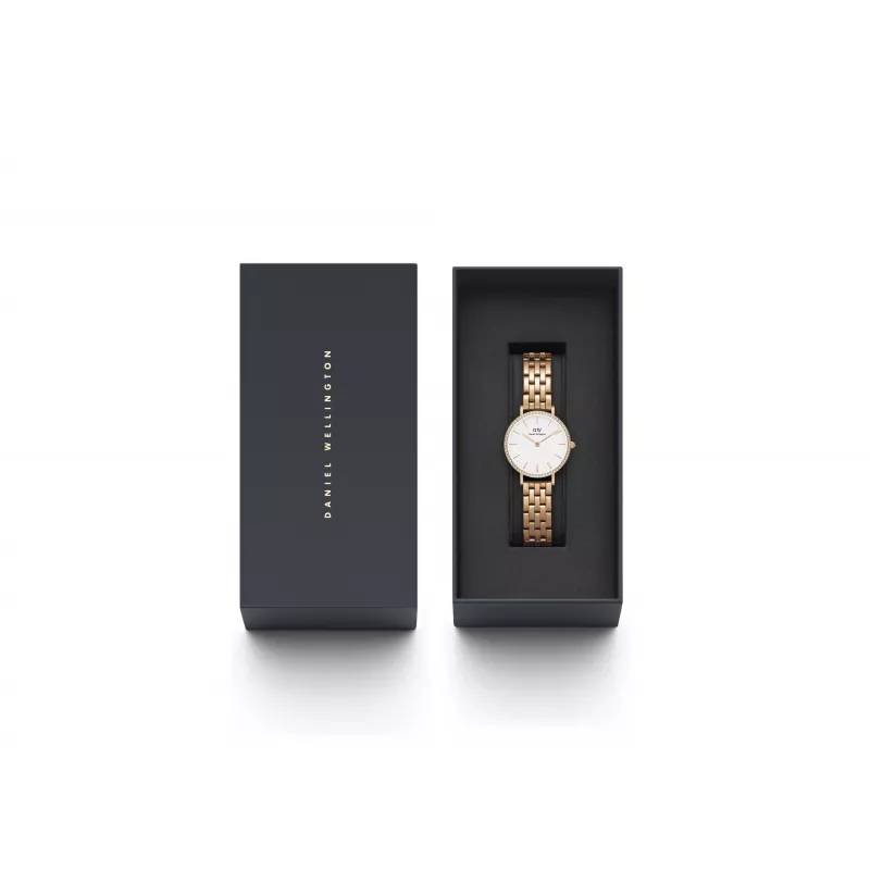 DANIEL WELLINGTON Quadro Mini naisten kello DW00100666 28 mm ruusukulta