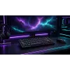 Dark Project ALU81A Terra Nova G3MS Moonstone Switch mekaaninen näppäimistö, US ANSI, musta
