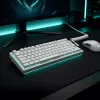 Dark Project ALU81A Terra Nova White mekaaninen näppäimistö, G3MS Moonstone Switch, US ANSI