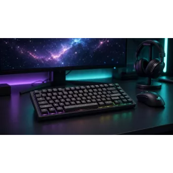 Dark Project Terra Nostra G3MS Moonstone Switch TKL mekaaninen pelinäppäimistö, US ANSI, musta
