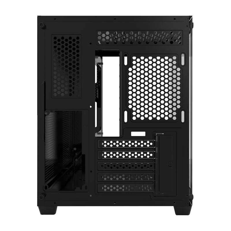 Darkflash C285MP Mid-Tower PC-kotelo, karkaistu lasisivupaneeli, ATX, musta