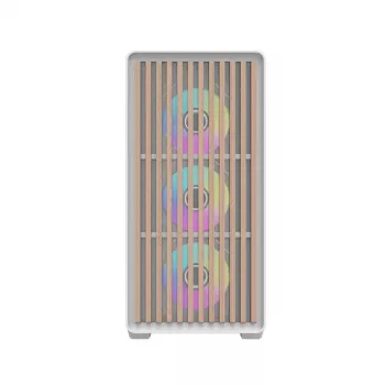 Darkflash DS900WD ATX mid-tower-tietokonekotelo (valkoinen) 4 ARGB-tuulettimella ja karkaistusta lasista valmistetulla sivupaneelilla