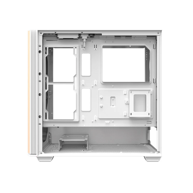 Darkflash DS900WS ATX Mid-Tower tietokonekotelo, valkoinen, Tempered Glass, ei tuulettimia