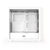 Darkflash DS900WS ATX Mid-Tower tietokonekotelo, valkoinen, Tempered Glass, ei tuulettimia