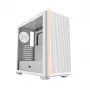 Darkflash DS900WS ATX Mid-Tower tietokonekotelo, valkoinen, Tempered Glass, ei tuulettimia