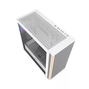 DARKFLASH DS900WS Mid Tower valkoinen kotelo 4 ARGB-tuulettimella