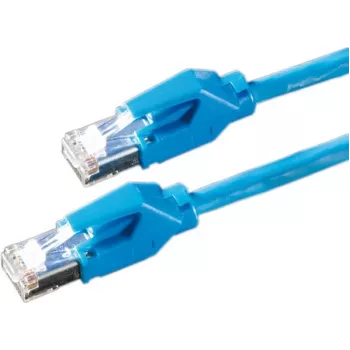Dätwyler Cat 6 S/FTP LSZH -verkkokaapeli, RJ-45 - RJ-45, 3 m, sininen 21.05.0034