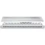 Dätwyler unilan CSA 24/8 Cat.6A suojattu 24-porttinen 1U patch-paneeli, vaaleanharmaa RAL 7035 417980