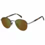 DAVID BECKHAM DB-1173-S-50L aurinkolasit miesten kulta metallikehys ruskeat linssit 51 mm