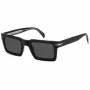 DAVID BECKHAM DB-7126-S-807 miesten aurinkolasit - musta kehys, harmaat linssit, 51 mm