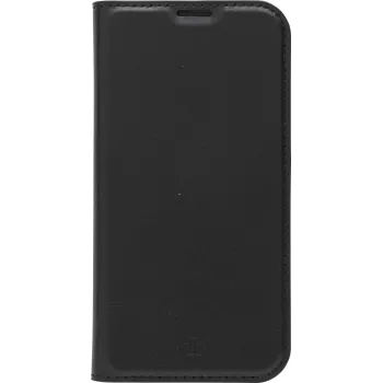 dbramante1928 flip-kotelo matkapuhelimeen - kierrätettyä vegaanista nahkaa - musta - Samsung Galaxy S21 FE 5G