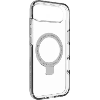 dbramante1928 Iceland Ultra takakansi matkapuhelimeen jalustalla, MagSafe-yhteensopiva, D3O, muovia, läpinäkyvä, Apple iPhone Air