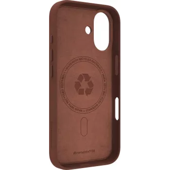 dbramante1928 Roskilde takakansi matkapuhelimeen - MagSafe-yhteensopiva - aitoa nahkaa - Dark Tan - Apple iPhone 17