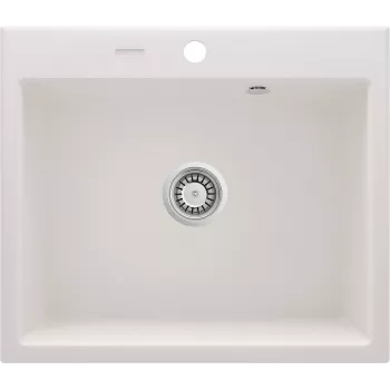 DEANTE 1-altainen graniittikomposiittinen keittiöallas musta 580x490mm