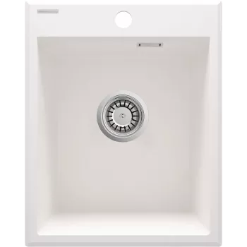 DEANTE 1-altainen graniittikomposiittiallas grafiitti 600x500 mm upotettava