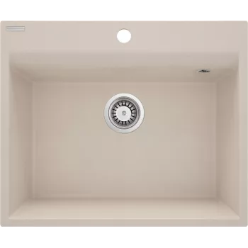 DEANTE 1-altainen graniittiallas musta 620x440mm